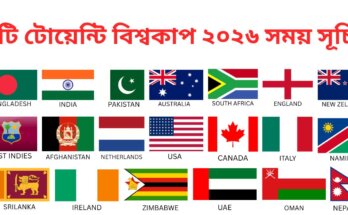টি টোয়েন্টি বিশ্বকাপ ২০২৬ সময় সূচি