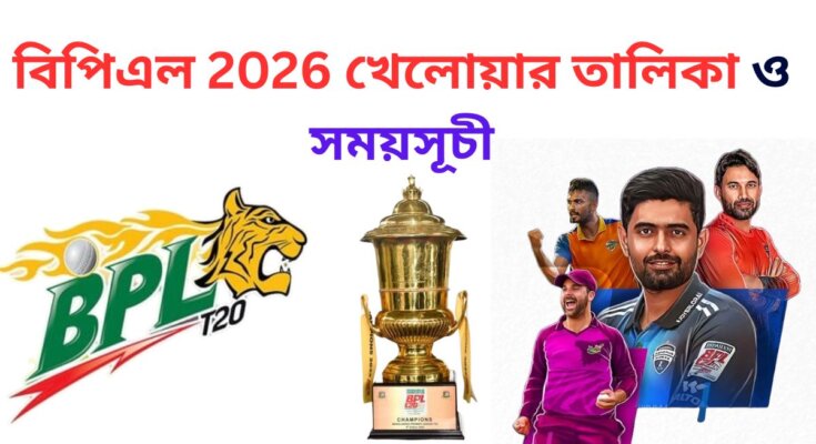 বিপিএল 2026 খেলোয়ার তালিকা ও সময়সূচী