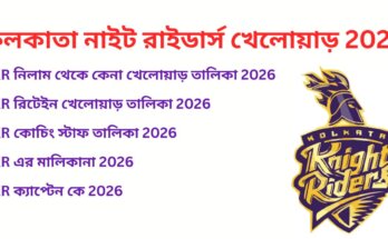 কলকাতা নাইট রাইডার্স খেলোয়াড় 2026