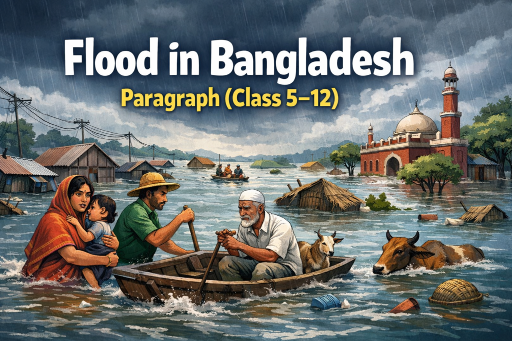 Flood in Bangladesh Paragraph, Class 5–12