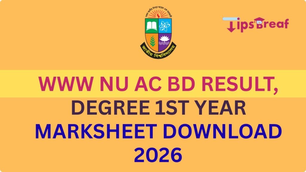 www NU ac bd result Degree 1st Year, marksheet download 2026.