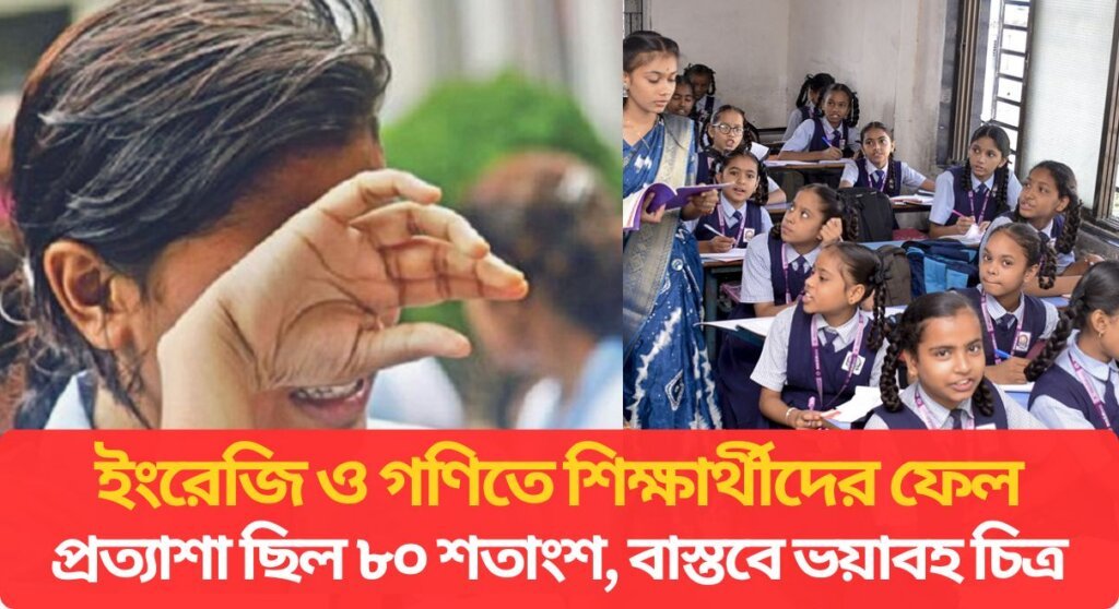 ইংরেজি ও গণিতে শিক্ষার্থীদের ফেল প্রত্যাশা ছিল ৮০ শতাংশ, বাস্তবে ভয়াবহ চিত্র