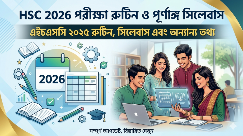 HSC 2026 exam routine, পূর্ণাঙ্গ সিলেবাস