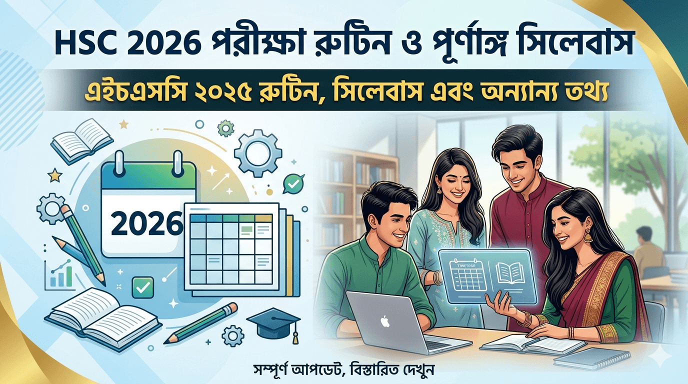 HSC 2026 exam routine, পূর্ণাঙ্গ সিলেবাস